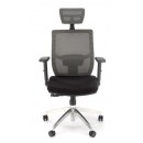 Кресло компьютерное HALMAR ADMIRAL черный/серый